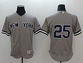 Yankees 25 Gleyber Torres Gray Flexbase Stitched Baseball Jerseys (2),baseball caps,new era cap wholesale,wholesale hats